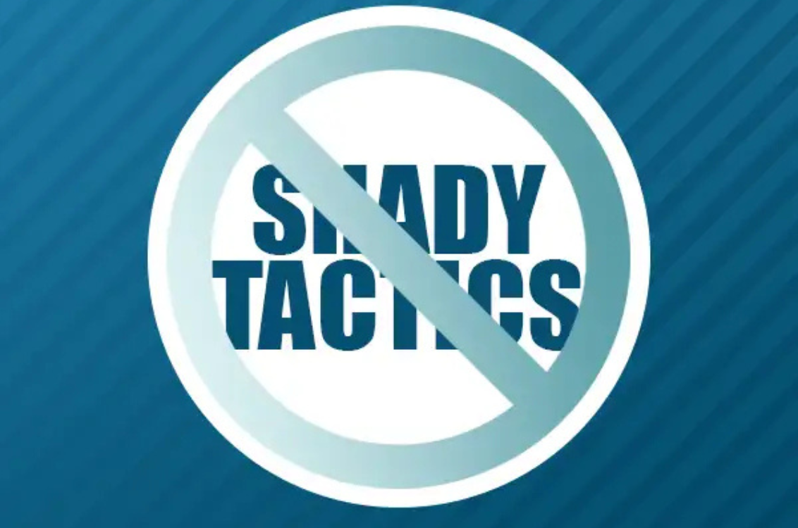 No Shady Tactics